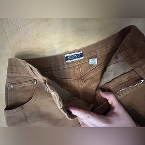 OVO Women's High Rise Jeans - Brown